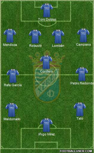 Xerez C.D., S.A.D. Formation 2012