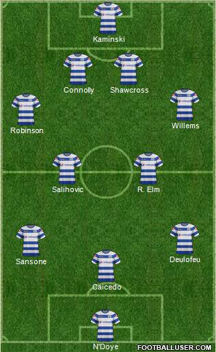 Queens Park Rangers Formation 2012