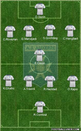 A.J. Auxerre Formation 2012