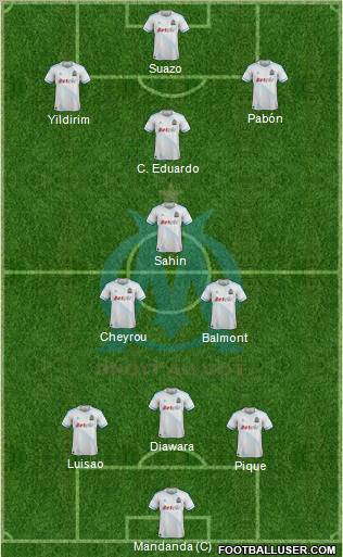 Olympique de Marseille Formation 2012