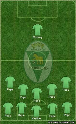 FC Gomel Formation 2012