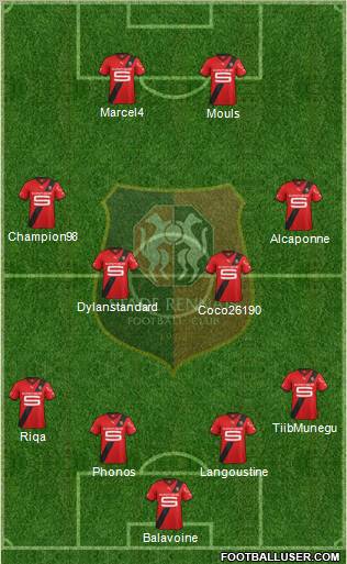 Stade Rennais Football Club Formation 2012