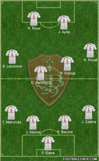 Stade Brestois 29 Formation 2012