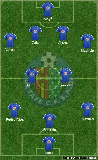 Getafe C.F., S.A.D. Formation 2012