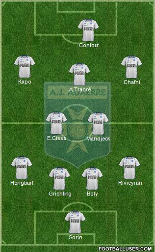 A.J. Auxerre Formation 2012