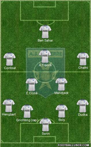 A.J. Auxerre Formation 2012