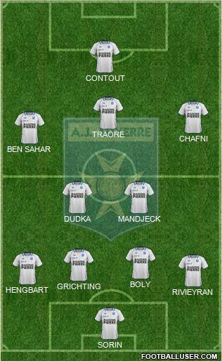 A.J. Auxerre Formation 2012