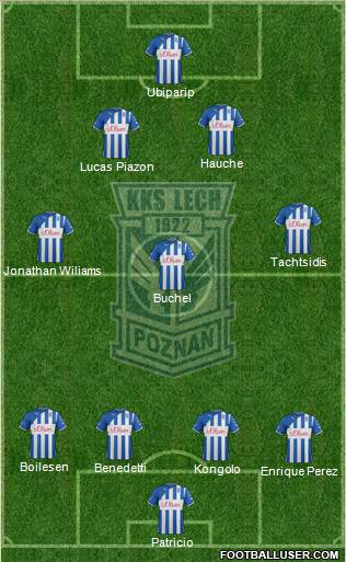 Lech Poznan Formation 2012