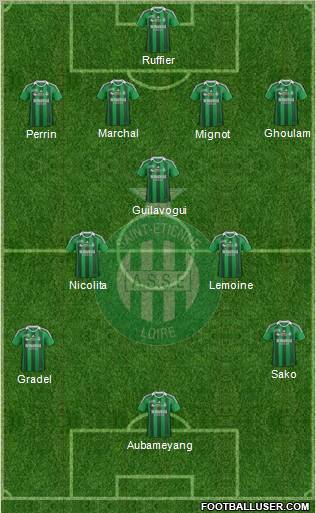 A.S. Saint-Etienne Formation 2012