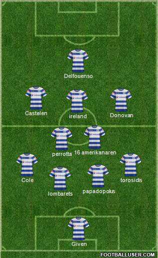 Queens Park Rangers Formation 2012