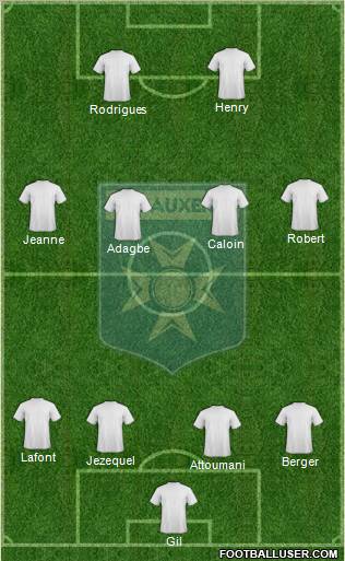 A.J. Auxerre Formation 2012