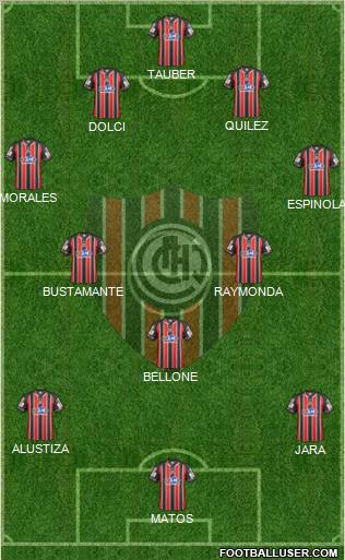 Chacarita Juniors Formation 2012