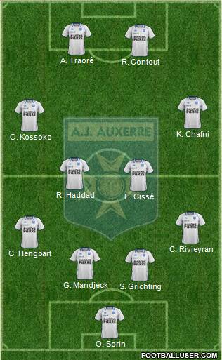 A.J. Auxerre Formation 2012