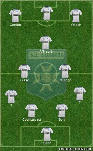 A.J. Auxerre Formation 2012