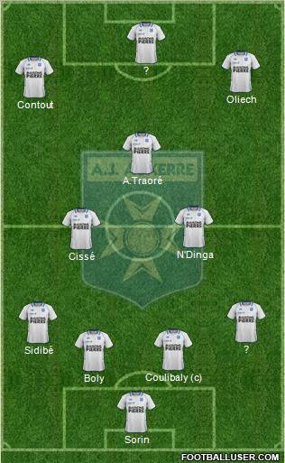 A.J. Auxerre Formation 2012