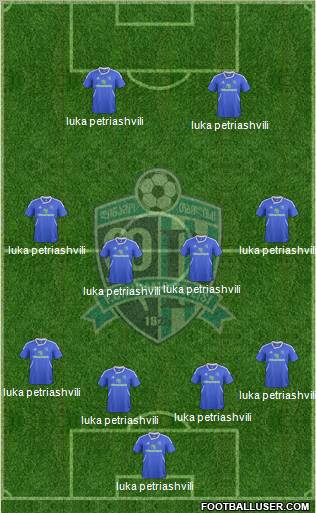 Dinamo Tbilisi Formation 2012