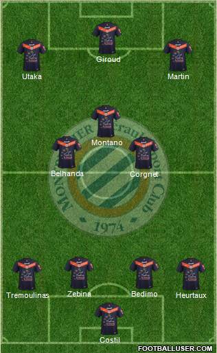 Montpellier Hérault Sport Club Formation 2012