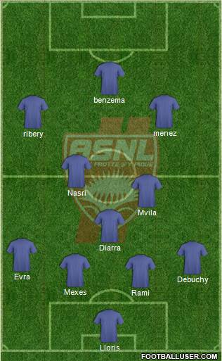 A.S. Nancy Lorraine Formation 2012