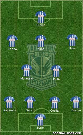 Lech Poznan Formation 2012