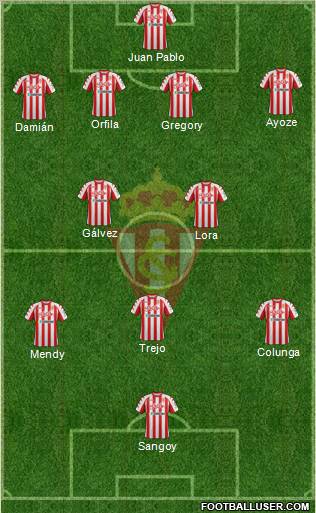 Real Sporting S.A.D. Formation 2012