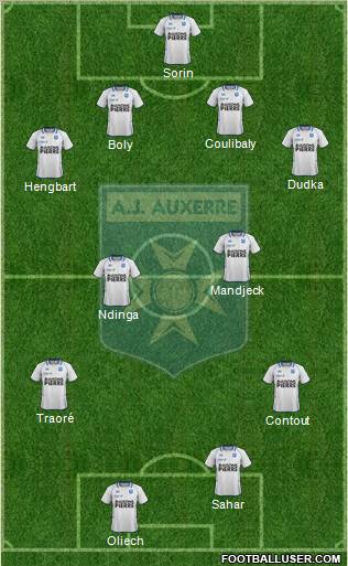 A.J. Auxerre Formation 2012