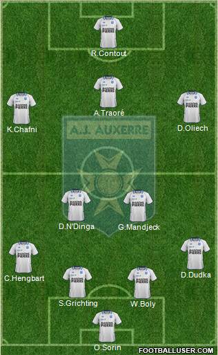 A.J. Auxerre Formation 2012