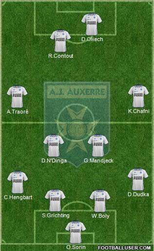 A.J. Auxerre Formation 2012