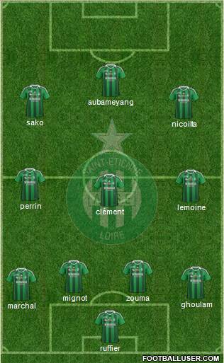 A.S. Saint-Etienne Formation 2012