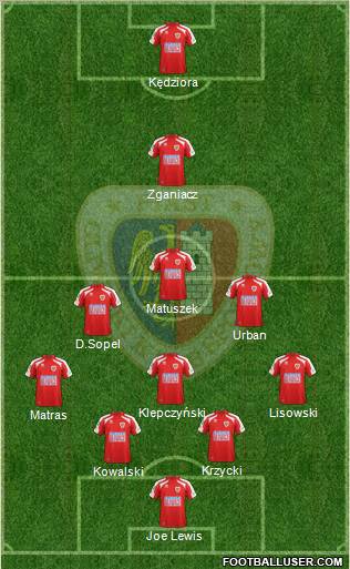 Piast Gliwice Formation 2012