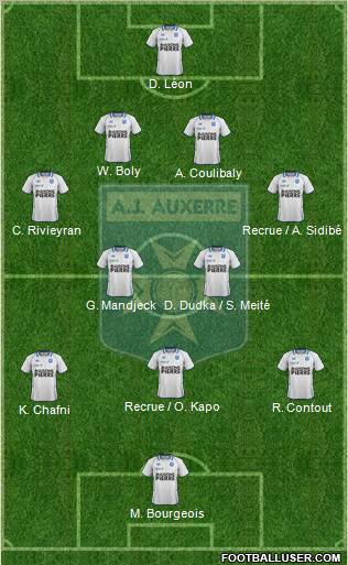 A.J. Auxerre Formation 2012