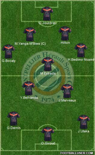 Montpellier Hérault Sport Club Formation 2012