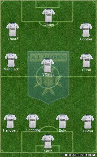 A.J. Auxerre Formation 2012