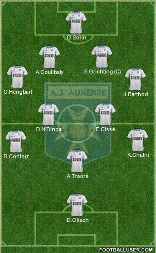 A.J. Auxerre Formation 2012