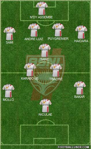 A.S. Nancy Lorraine Formation 2012