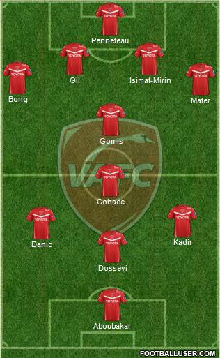 Valenciennes Football Club Formation 2012