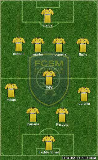 FC Sochaux-Montbéliard Formation 2012