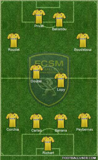 FC Sochaux-Montbéliard Formation 2012