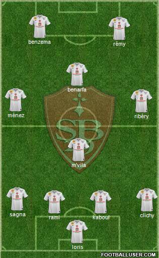 Stade Brestois 29 Formation 2012