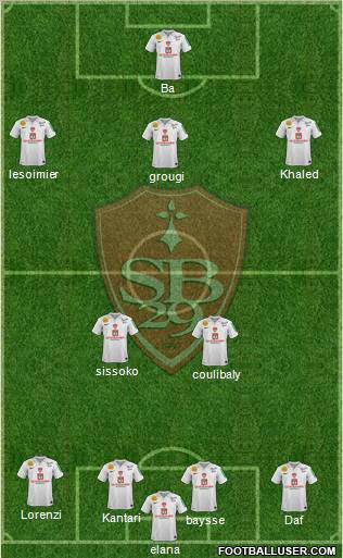 Stade Brestois 29 Formation 2012