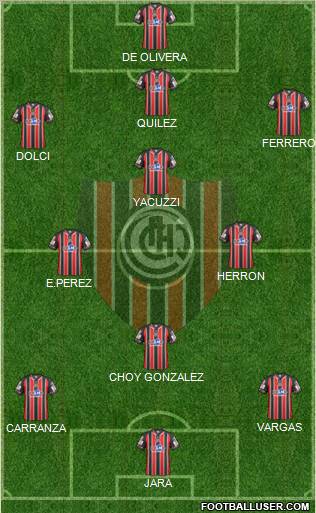 Chacarita Juniors Formation 2012