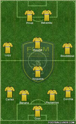 FC Sochaux-Montbéliard Formation 2012