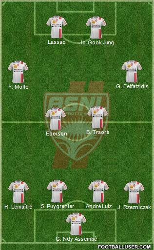 A.S. Nancy Lorraine Formation 2012