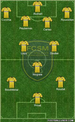 FC Sochaux-Montbéliard Formation 2012