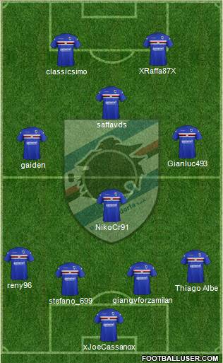 Sampdoria Formation 2012