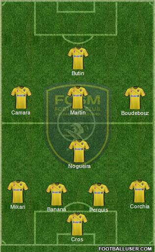 FC Sochaux-Montbéliard Formation 2012