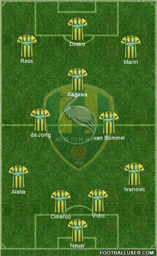 ADO Den Haag Formation 2012