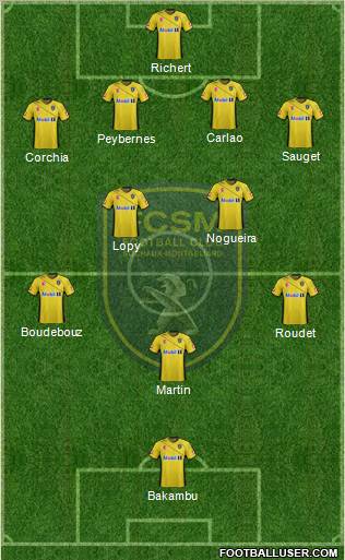 FC Sochaux-Montbéliard Formation 2012