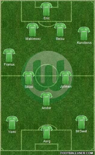 VfL Wolfsburg Formation 2012