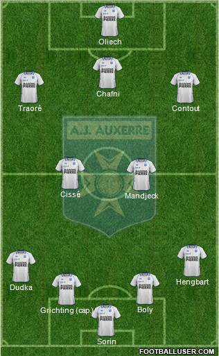 A.J. Auxerre Formation 2012