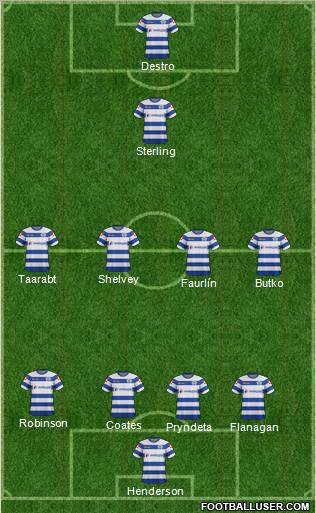 Queens Park Rangers Formation 2012